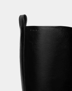 Peggy Stiefel Aus Leder In Schwarz