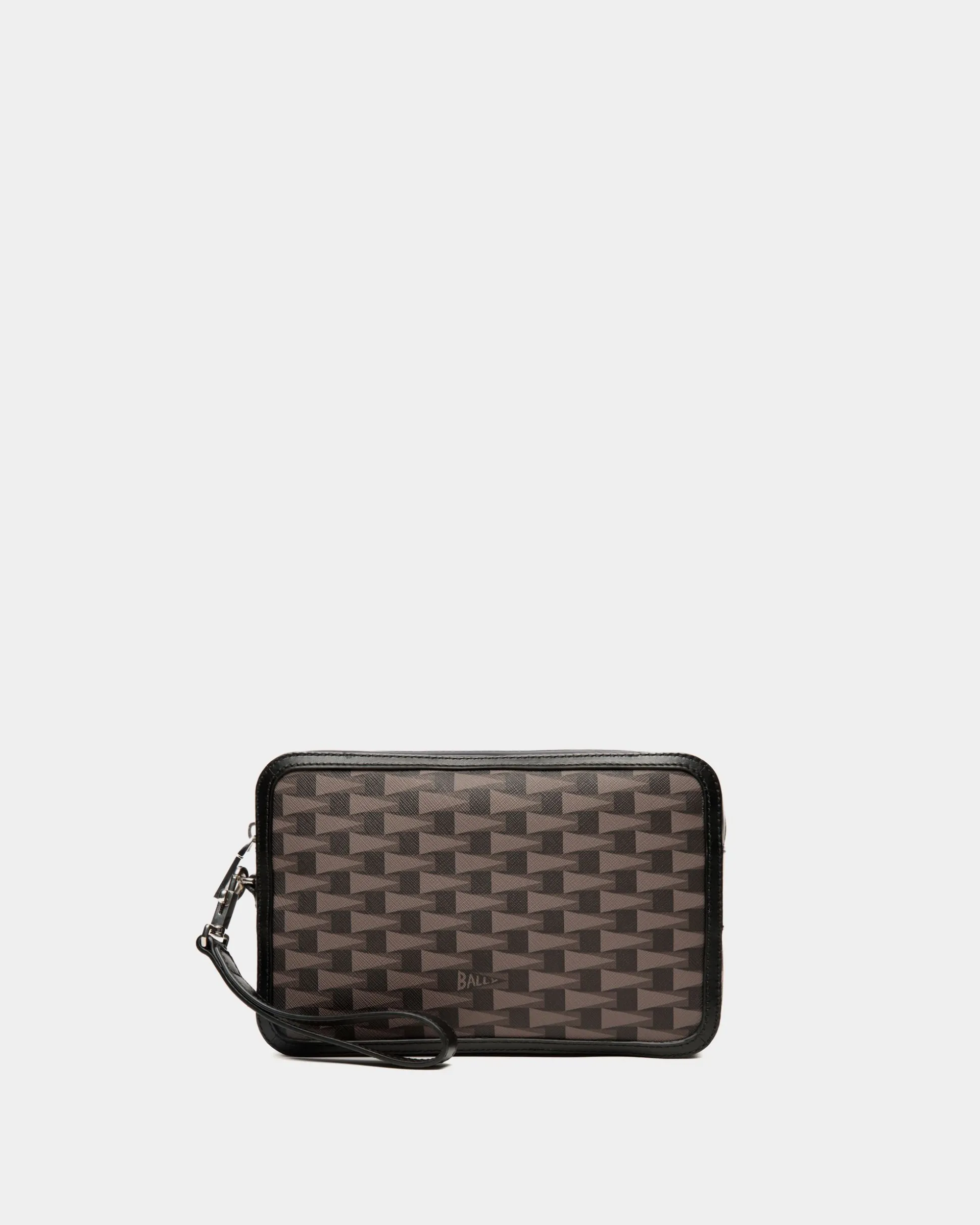 Pennant Pochette In Schwarz Mit Pennant-Motiv