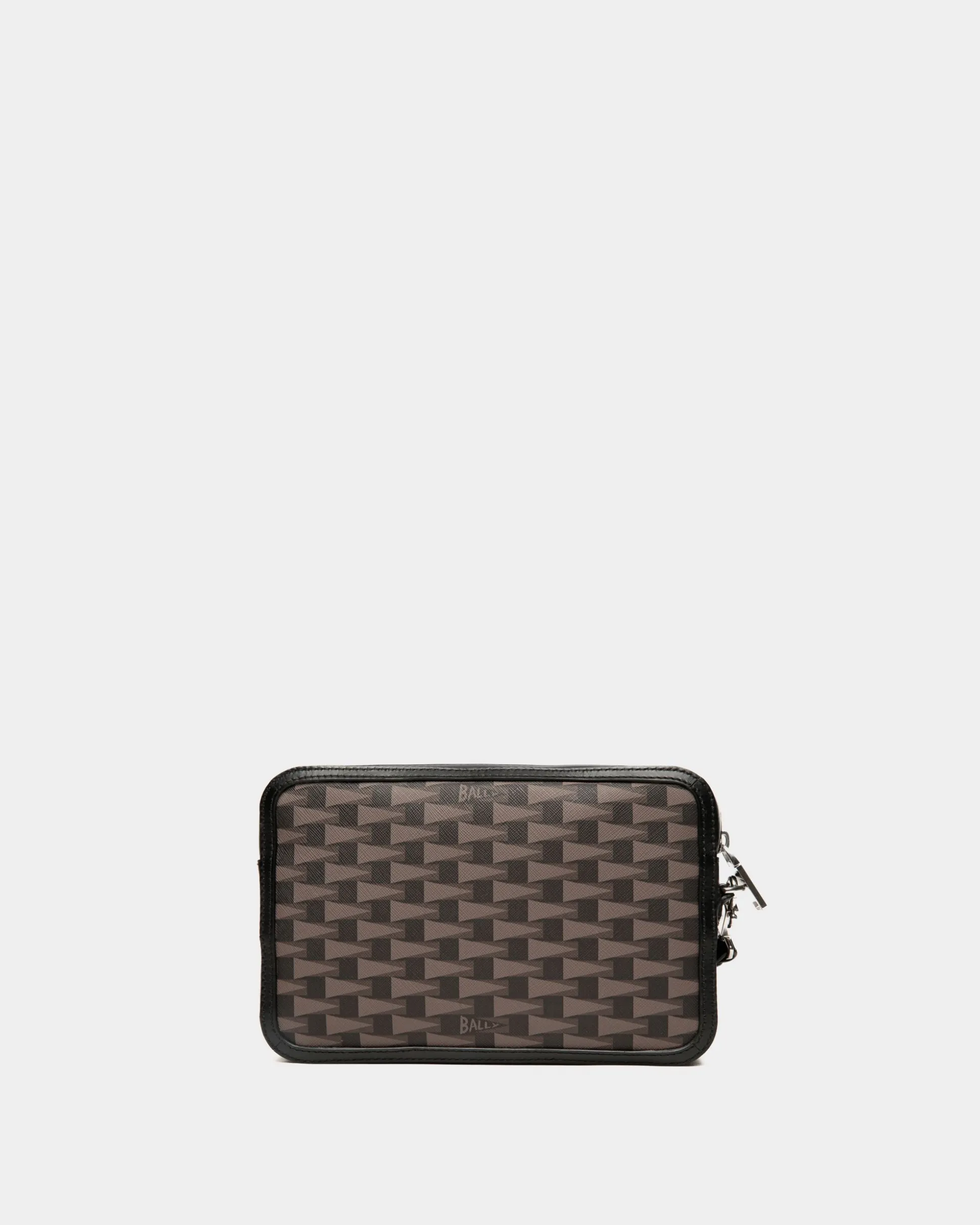 Pennant Pochette In Schwarz Mit Pennant-Motiv