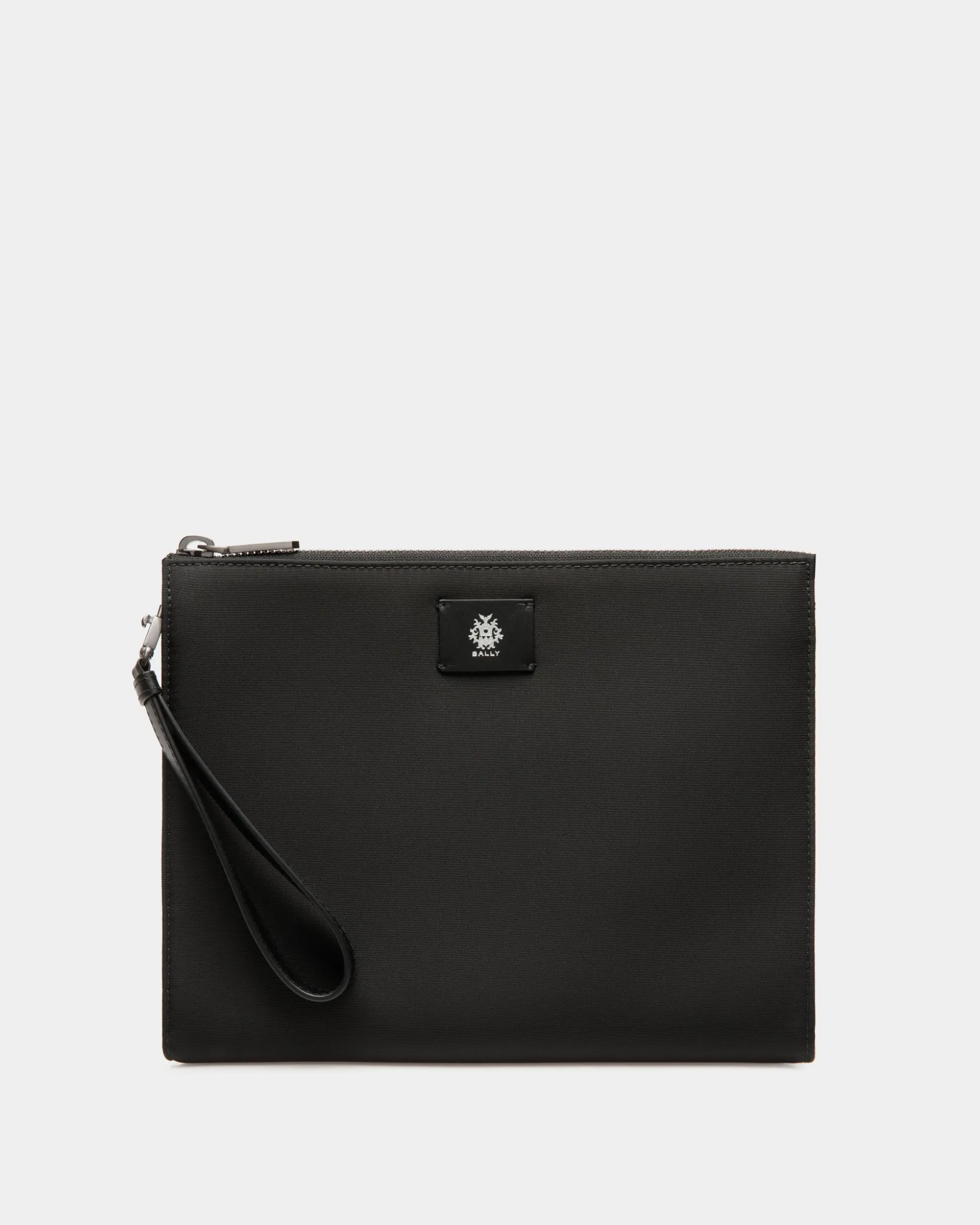 Pochette Aus Nylon In Schwarz Und Gelb Aus Der Adrien Brody Travel-Kollektion