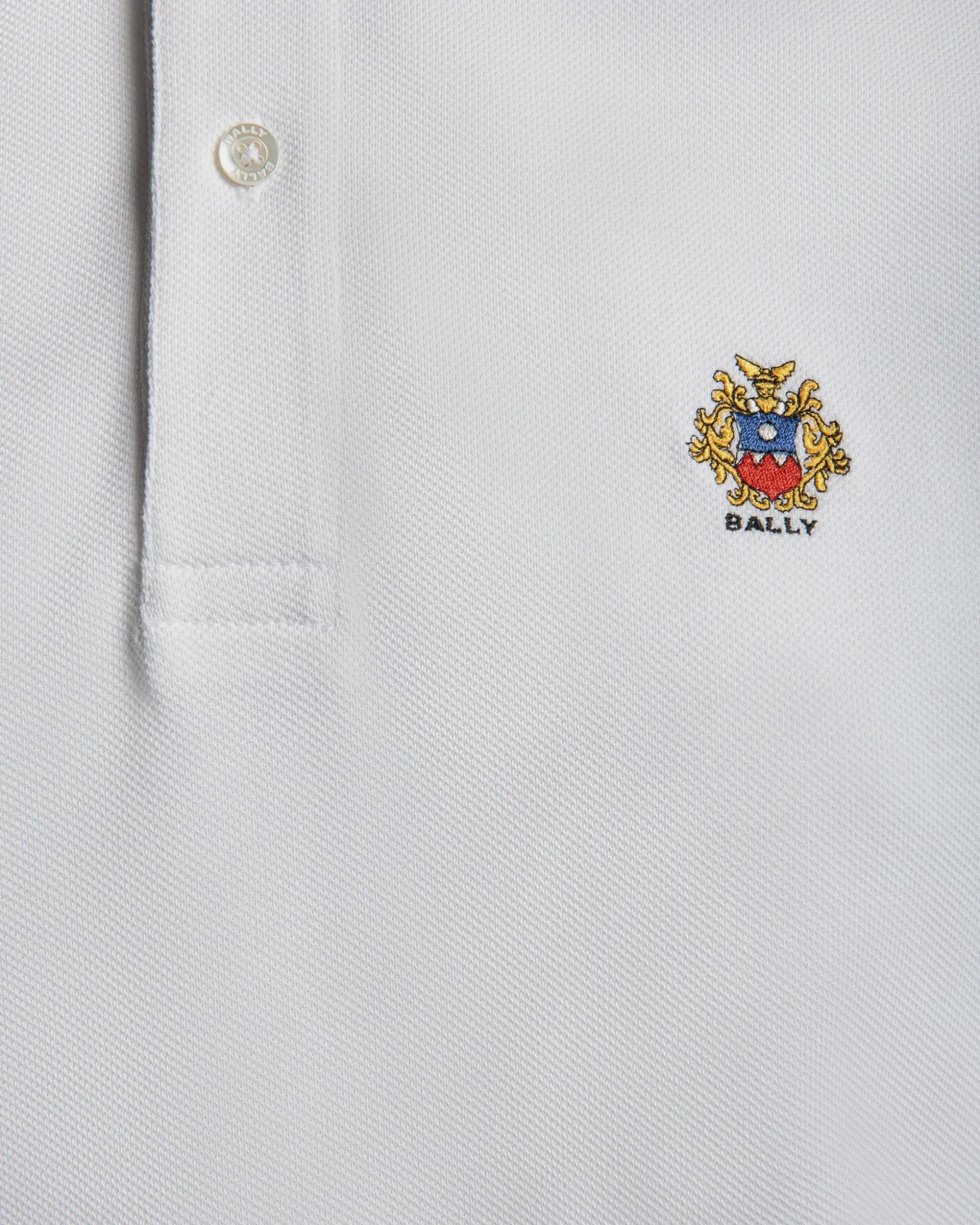 Poloshirt Aus Baumwolle In Weiß
