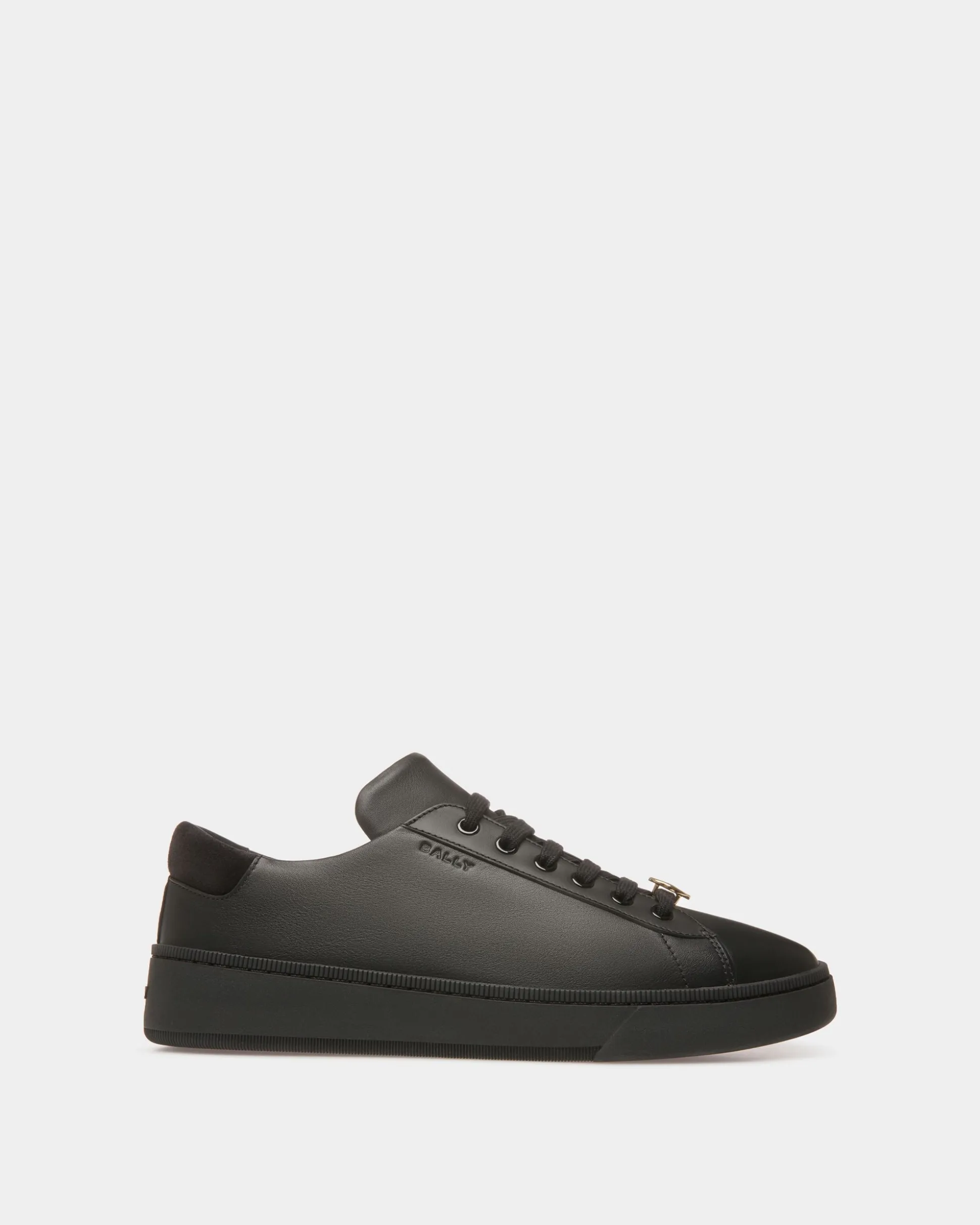 Raise Sneaker Aus Leder in Schwarz