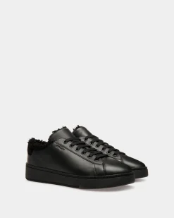 Raise Sneaker Aus Leder In Schwarz