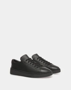 Raise Sneaker Aus Leder in Schwarz