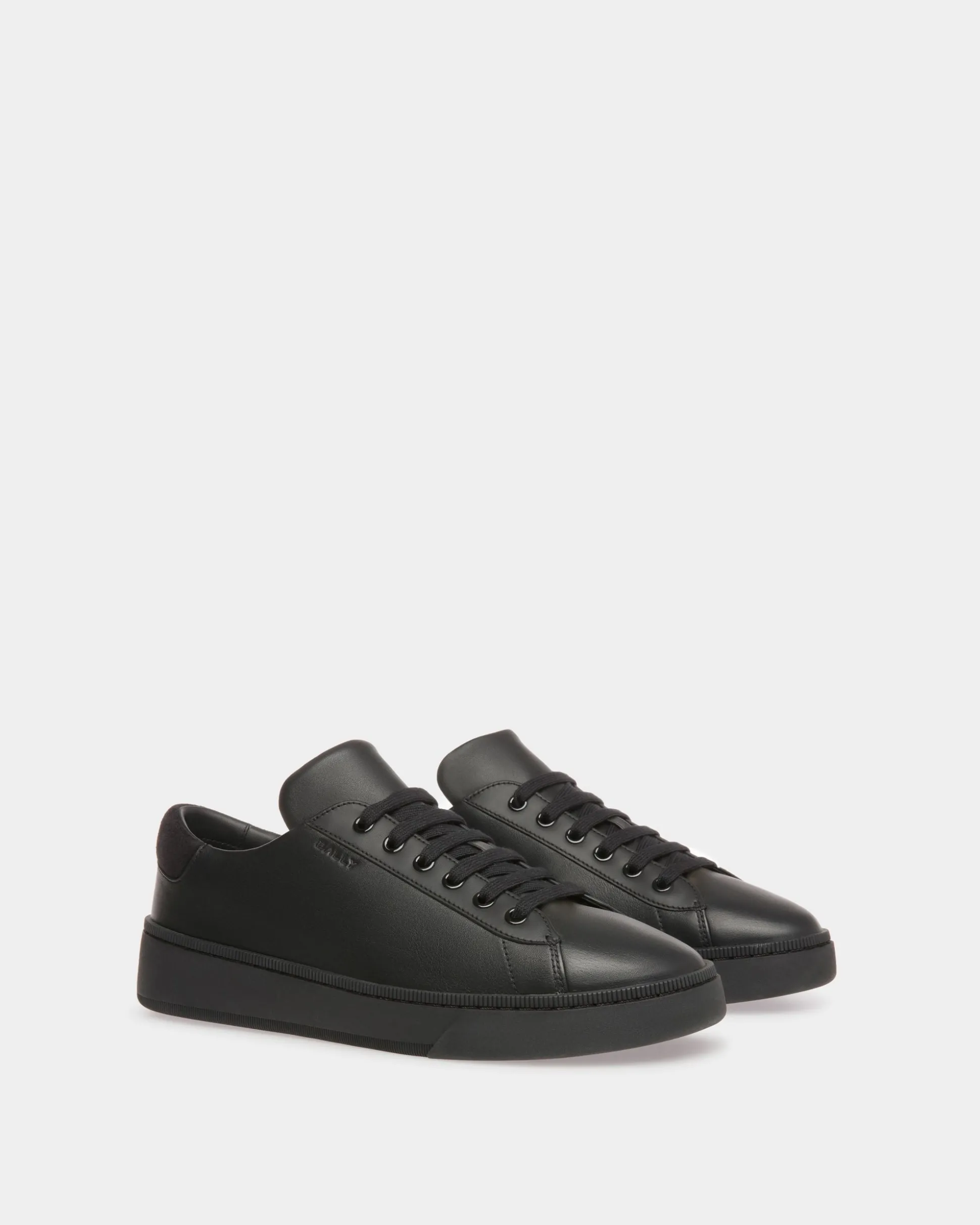 Raise Sneaker Aus Leder in Schwarz