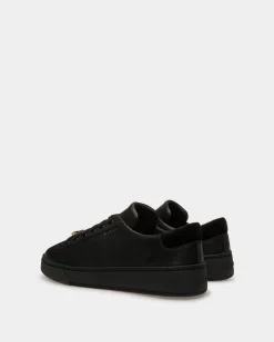 Raise Sneaker Aus Leder in Schwarz