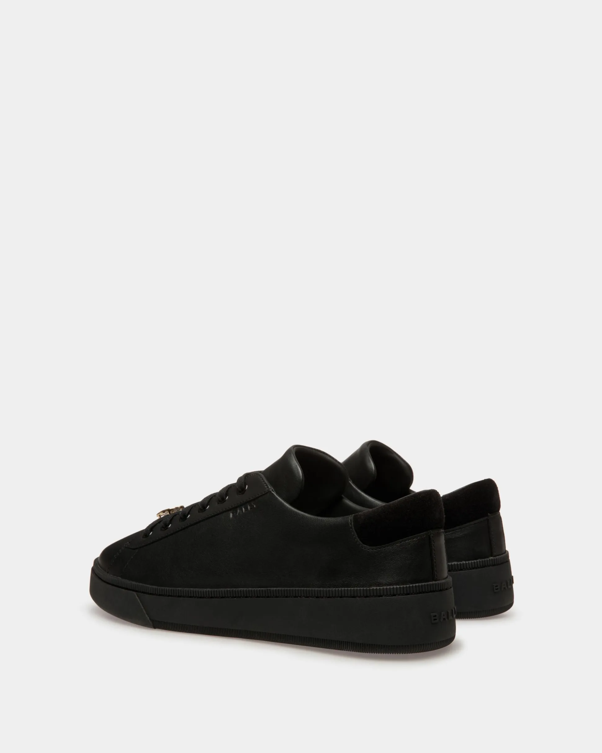 Raise Sneaker Aus Leder in Schwarz