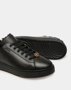 Raise Sneaker Aus Leder In Schwarz
