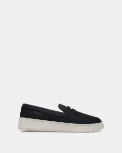 Raise Sneaker Aus Nubukleder In Navy Blue