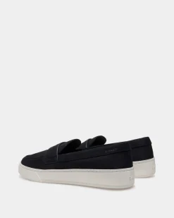 Raise Sneaker Aus Nubukleder In Navy Blue