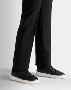 Raise Sneaker Aus schwarzem und weißem Leder