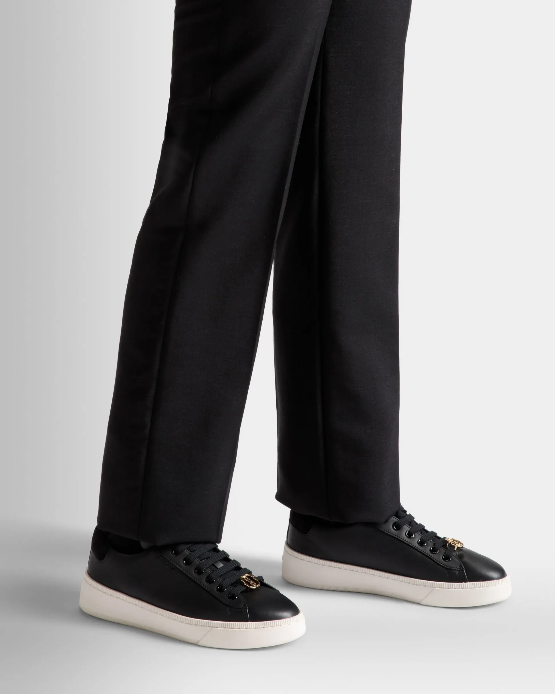 Raise Sneaker Aus schwarzem und weißem Leder