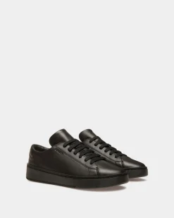 Raise Sneaker Aus Schwarzem Leder