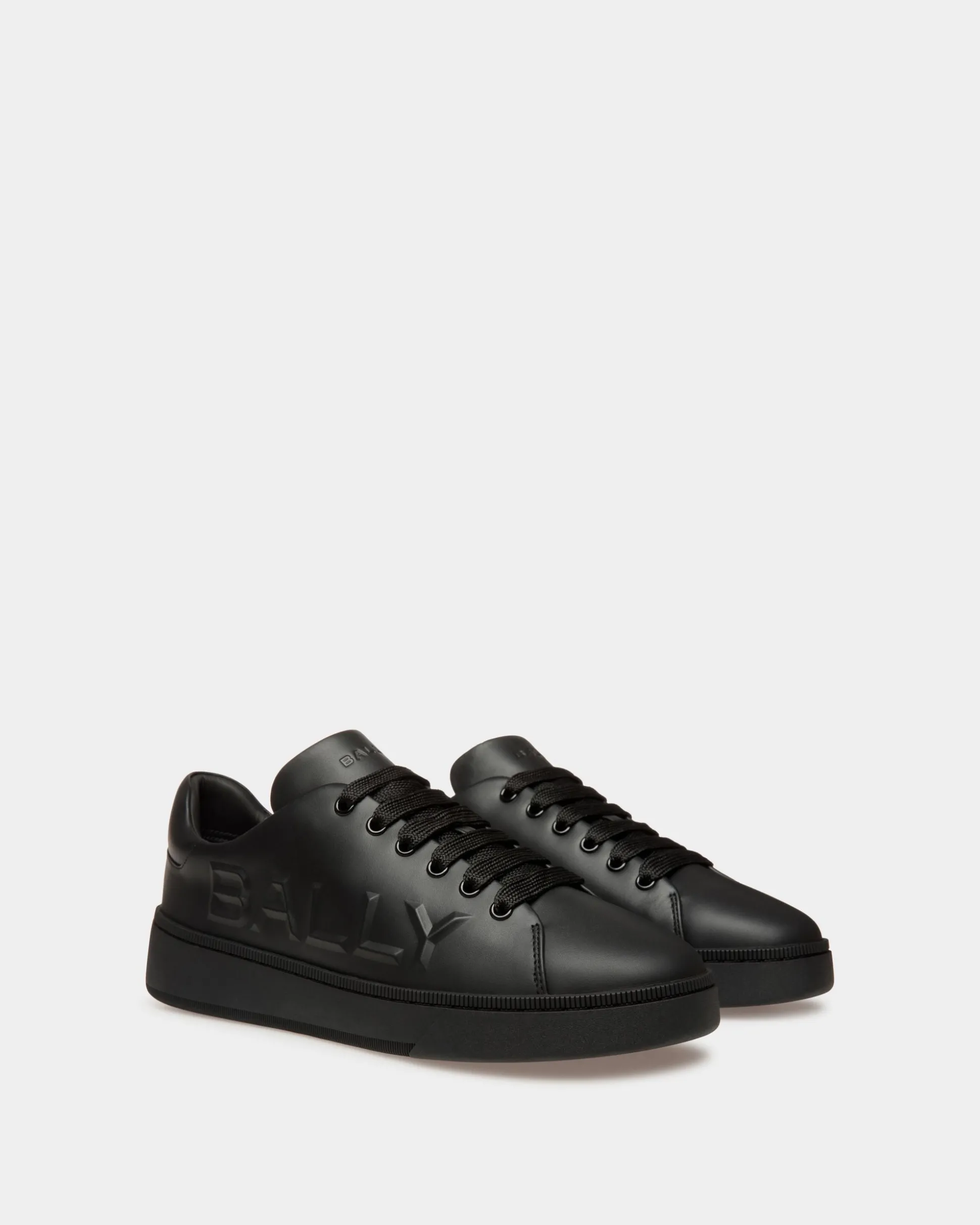 Raise Sneaker Aus Schwarzem Leder