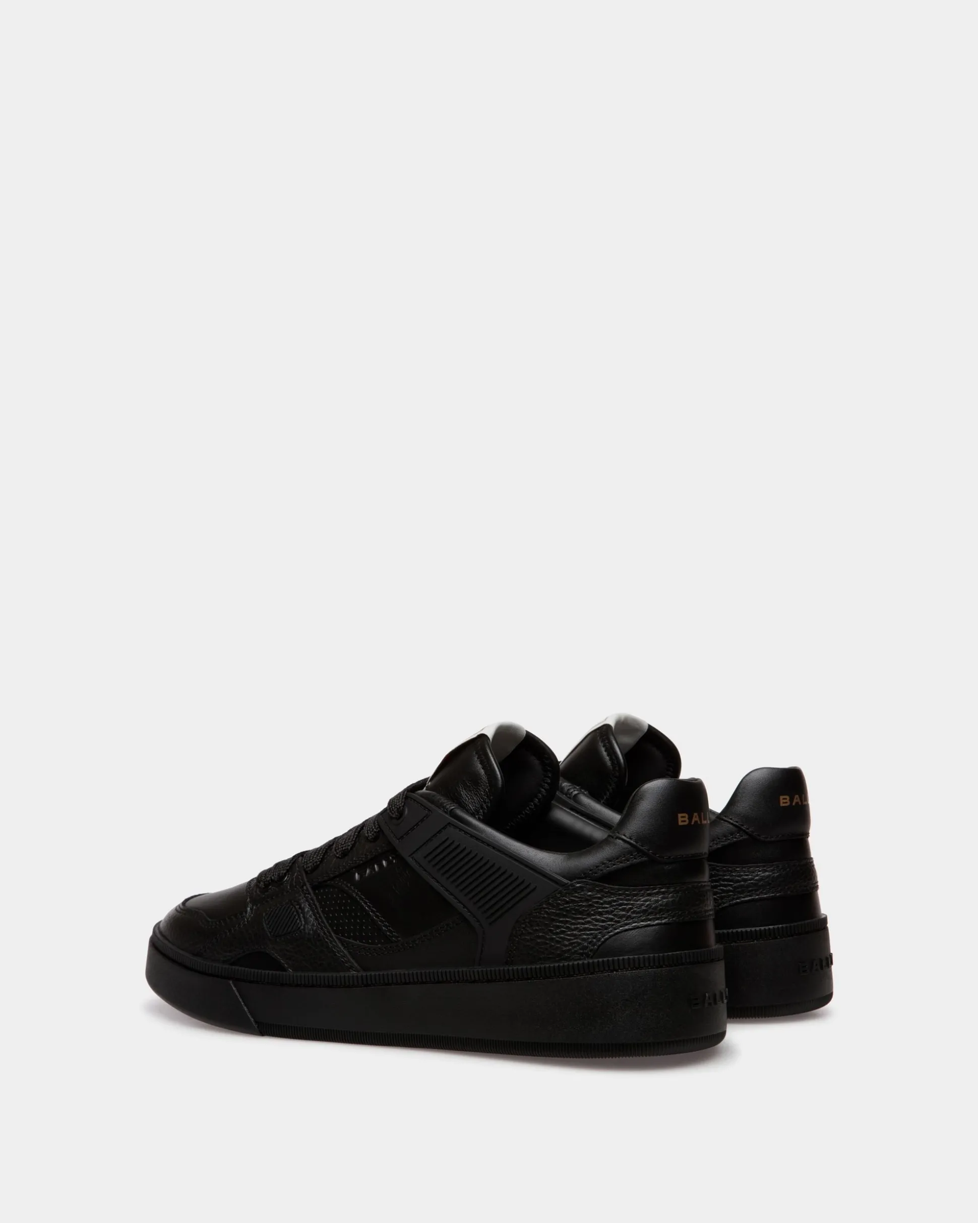 Raise Sneaker Aus Schwarzem Leder