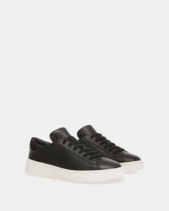 Raise Sneaker Aus schwarzem und weißem Leder