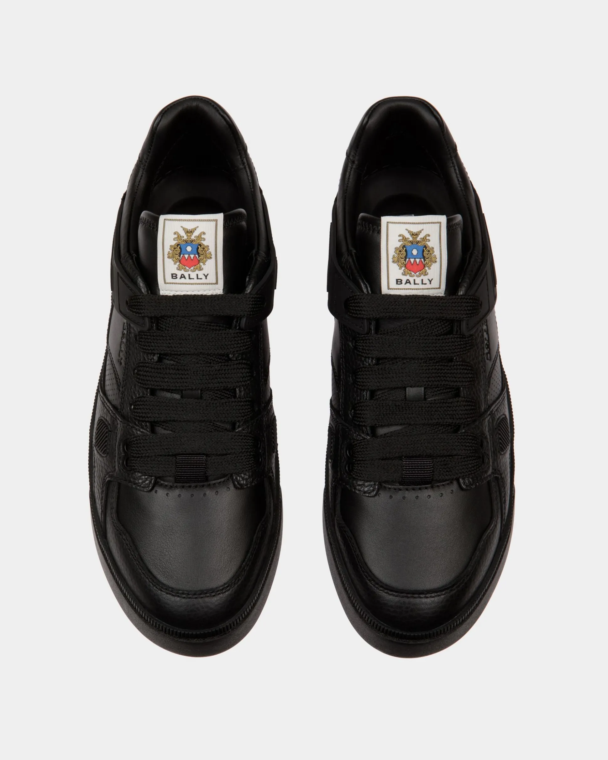 Raise Sneaker Aus Schwarzem Leder