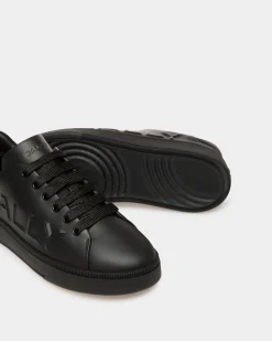 Raise Sneaker Aus Schwarzem Leder