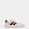 Raise Sneaker Aus Weißem Leder