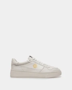 Raise Sneaker Aus Weißem Leder