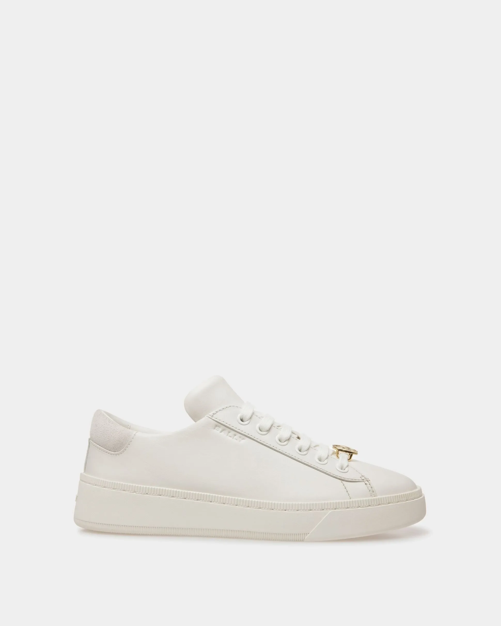 Raise Sneaker Aus weißem Leder