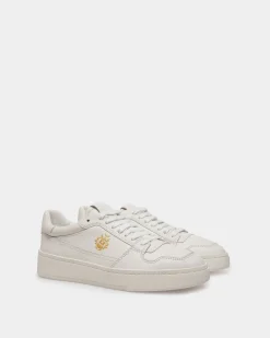 Raise Sneaker Aus Weißem Leder