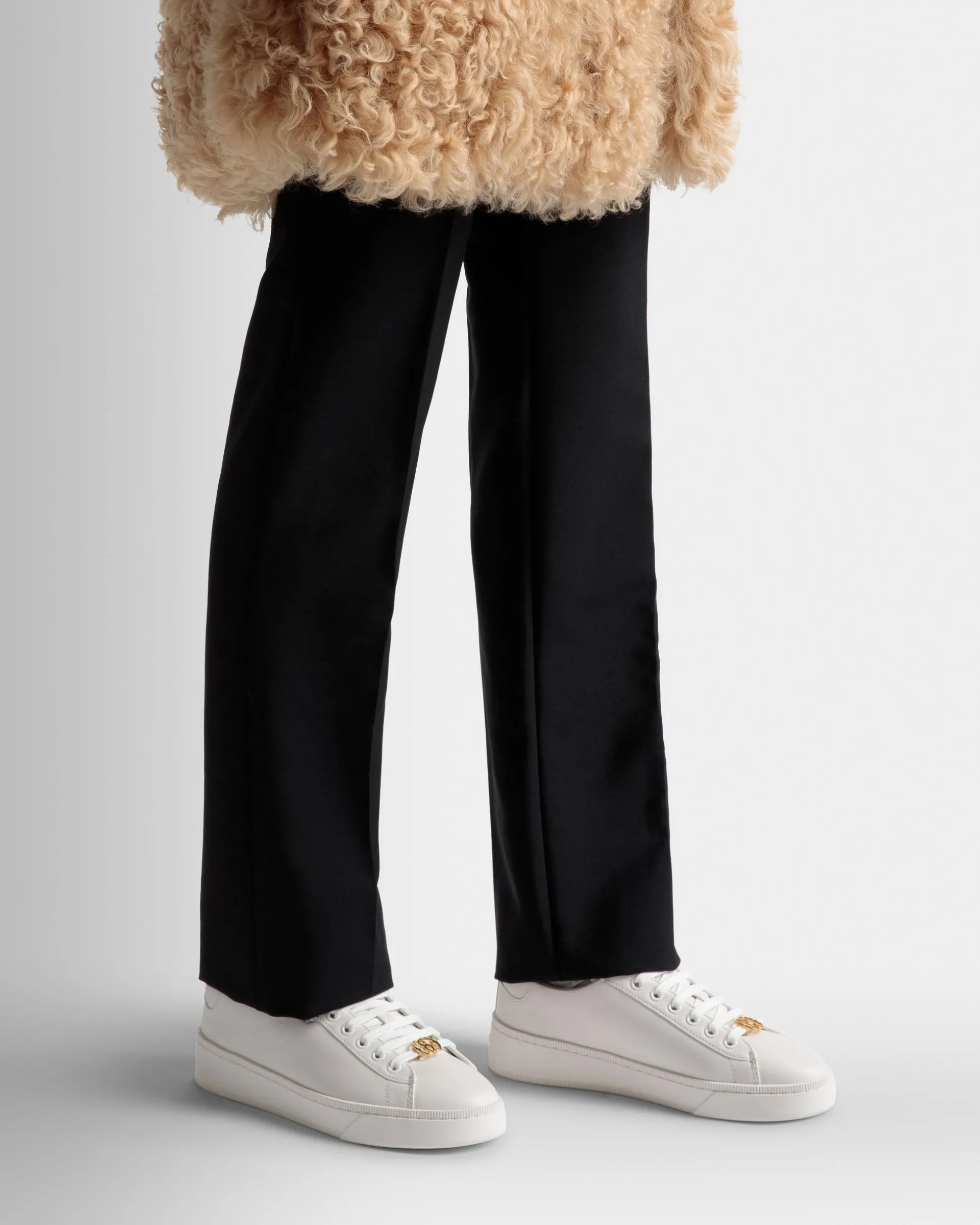 Raise Sneaker Aus weißem Leder