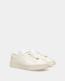 Raise Sneaker Aus weißem Leder