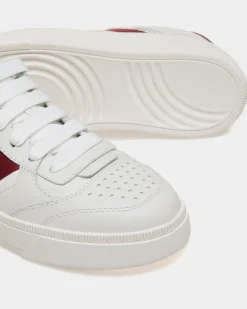 Raise Sneaker Aus Weißem Leder