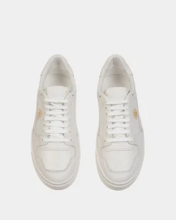 Raise Sneaker Aus Weißem Leder