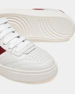 Raise Sneaker Aus Weißem Leder