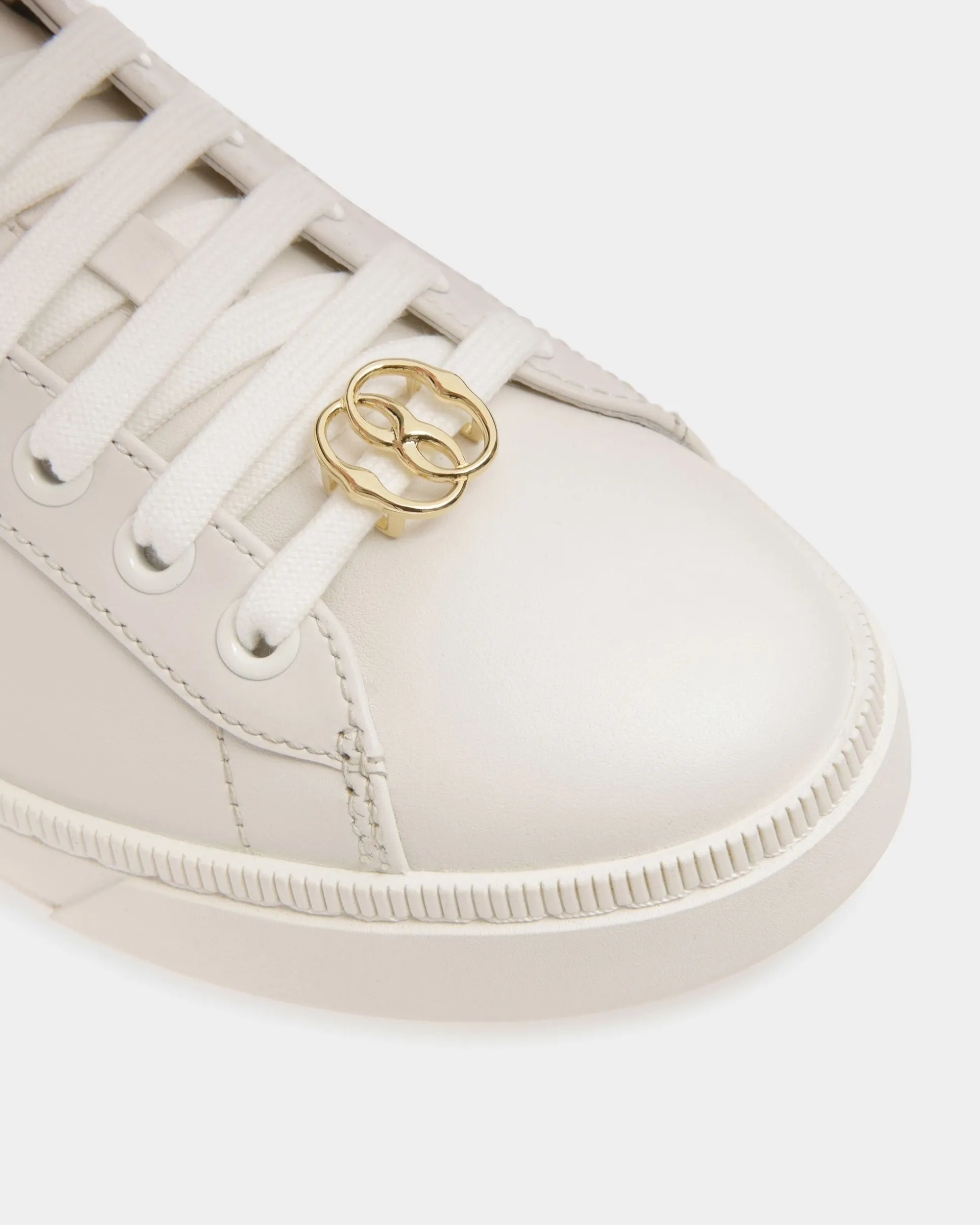 Raise Sneaker Aus weißem Leder