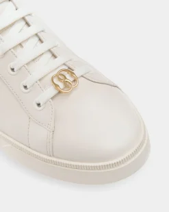 Raise Sneaker Aus weißem Leder