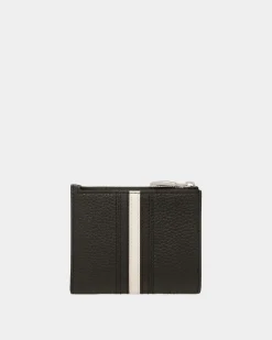 Ribbon Geldbörse Aus Leder In Schwarz