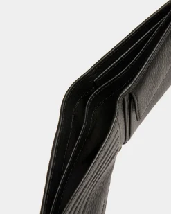 Ribbon ID Münzbörse Aus Leder In Schwarz