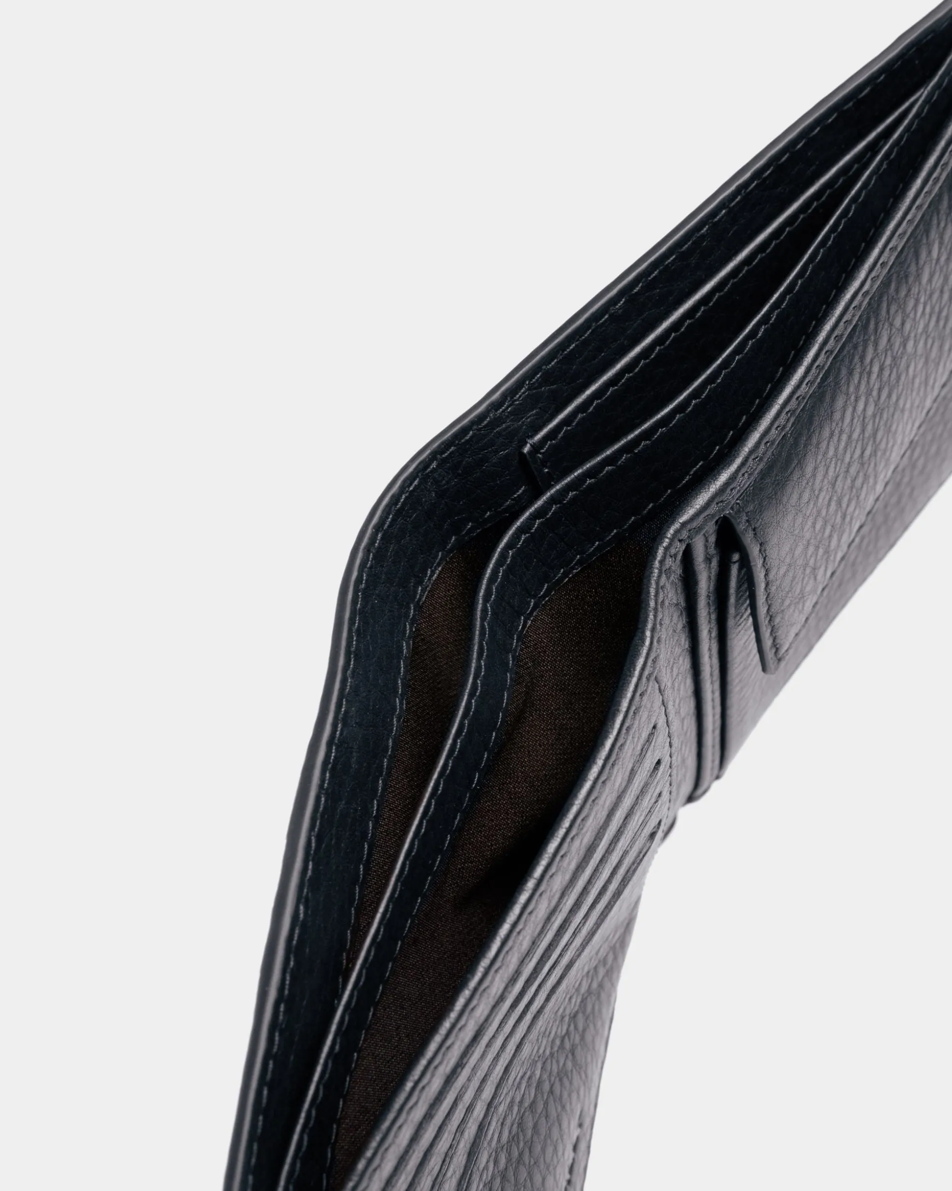 Ribbon ID Münzbörse Aus mitternachtsblauem Leder