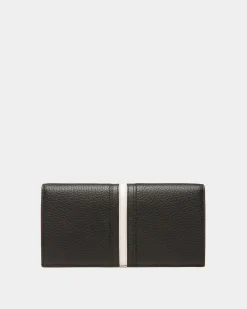 Ribbon Klassische Geldbörse Aus Leder In Schwarz