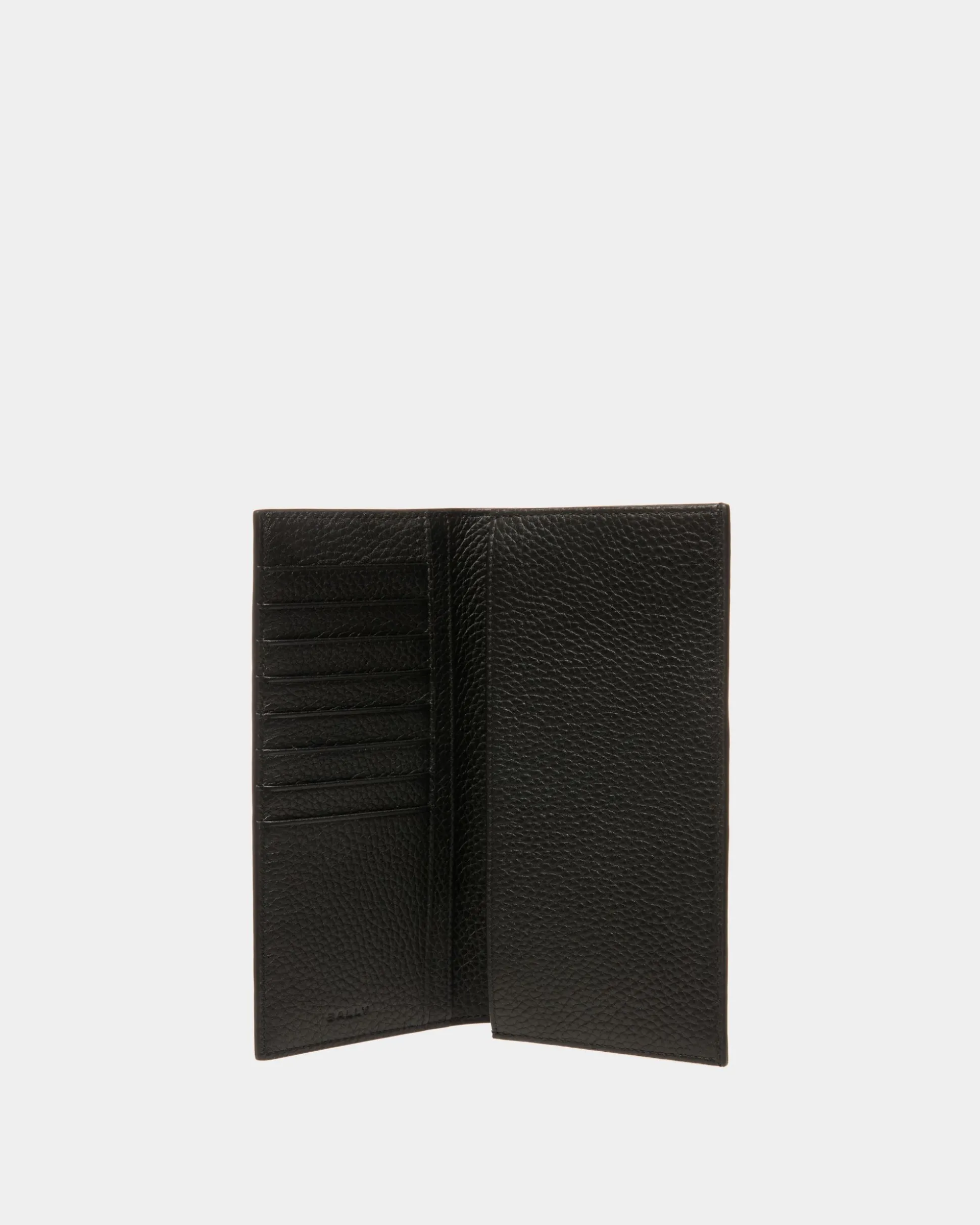 Ribbon Klassische Geldbörse Aus Leder In Schwarz