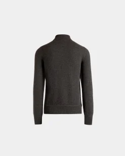 Rollkragenpullover Aus Kaschmir In Dunkelgrau Aus Der Adrien Brody Travel-Kollektion