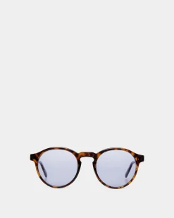Runde Sonnenbrille In Havana