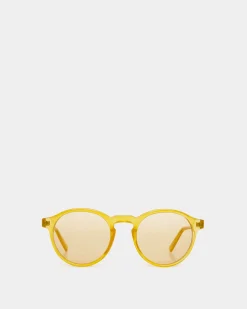Runde Sonnenbrille In Honig