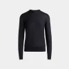 Rundhalspullover Aus Kaschmir In Navy Blue Aus Der Adrien Brody Travel-Kollektion
