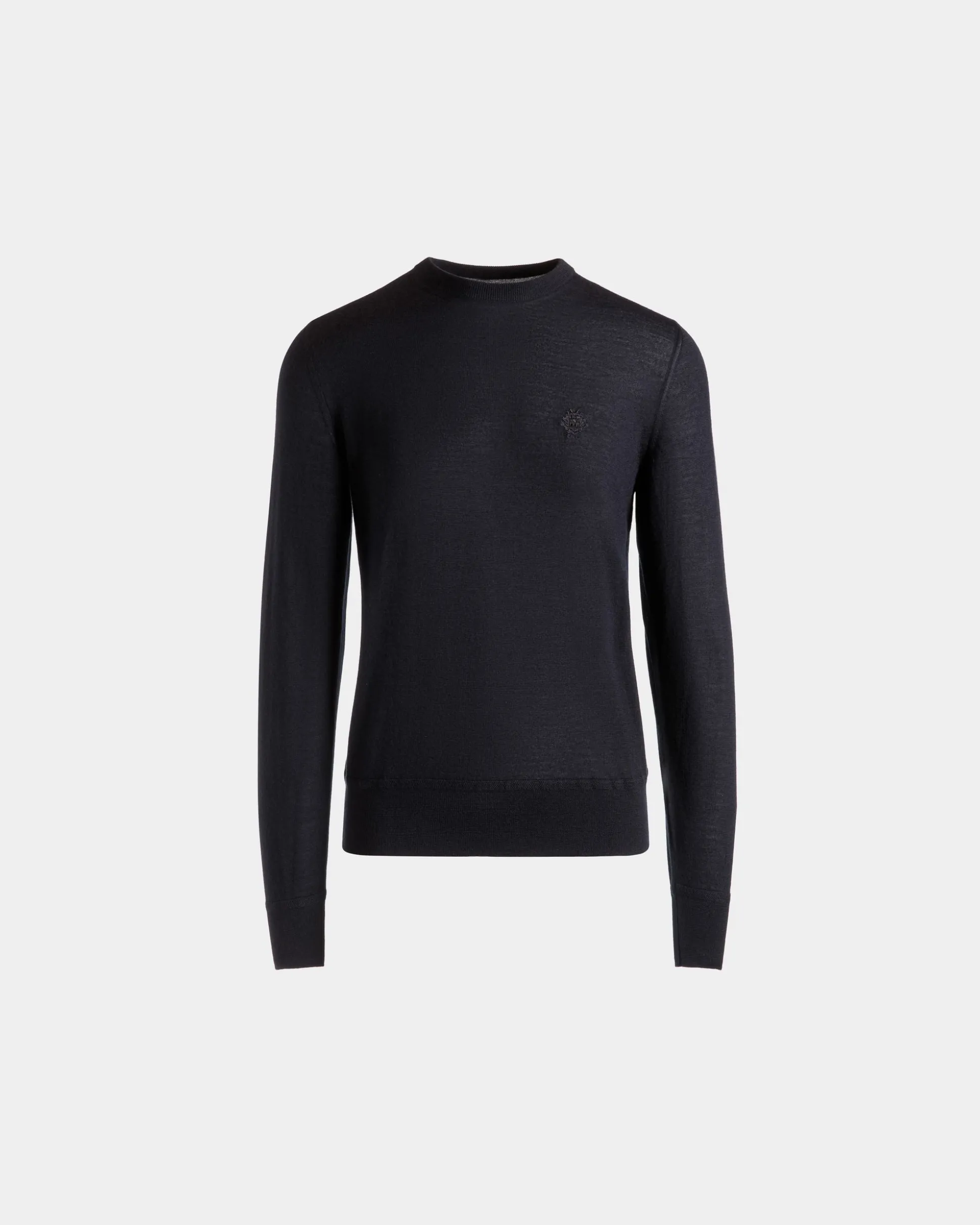 Rundhalspullover Aus Kaschmir In Navy Blue Aus Der Adrien Brody Travel-Kollektion