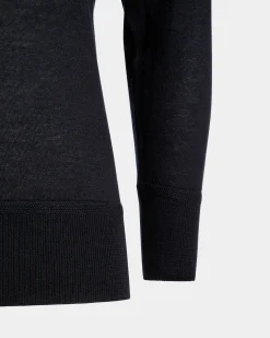 Rundhalspullover Aus Kaschmir In Navy Blue Aus Der Adrien Brody Travel-Kollektion