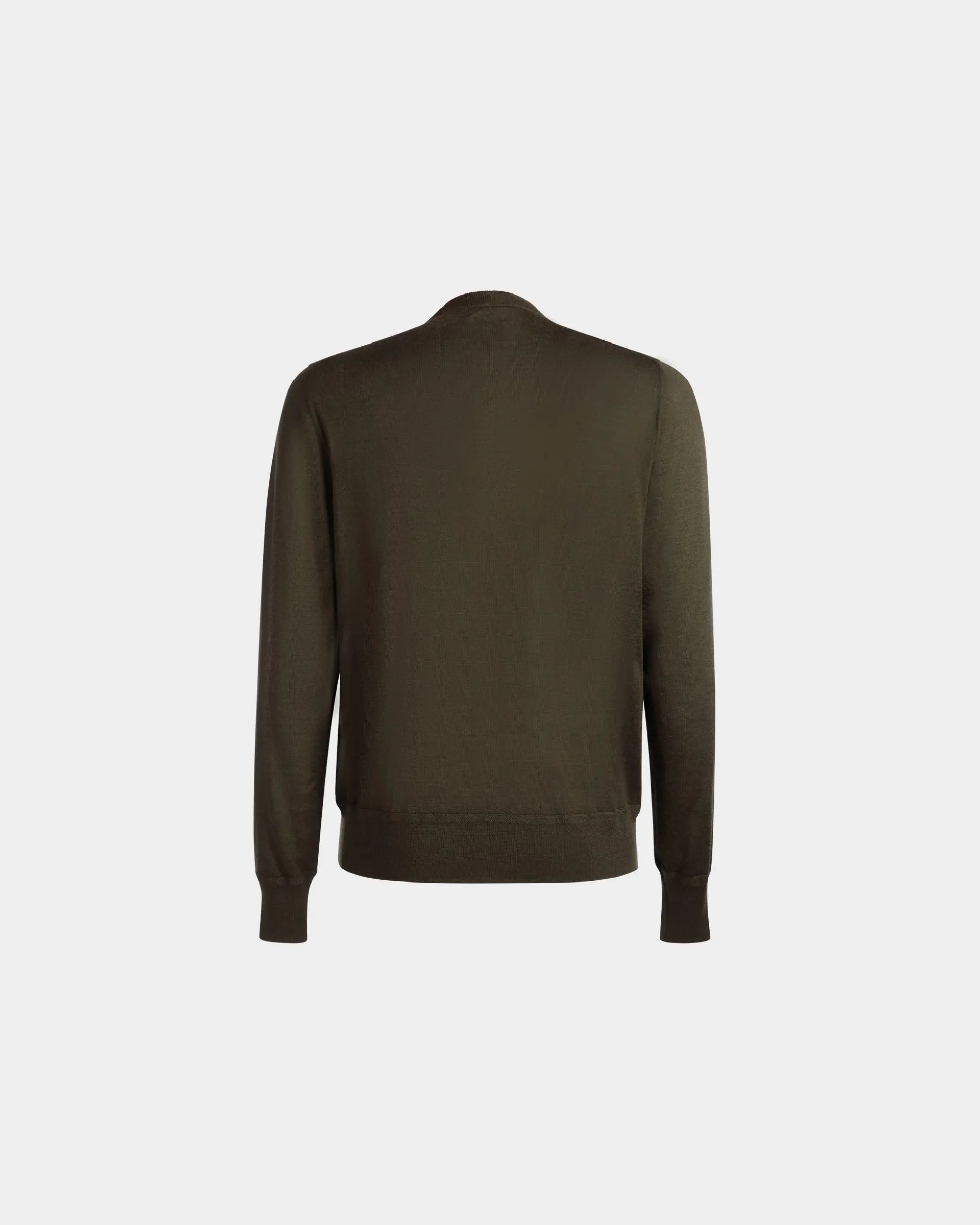 Rundhalspullover Aus Kaschmir In Military Green Aus Der Adrien Brody Travel-Kollektion
