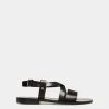 Sandale Salis Aus Leder In Schwarz