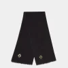 Schal Aus Kaschmir-Seiden-Gemisch In Navy Blue Aus Der Adrien Brody Travel-Kollektion