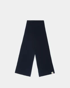 Schal Aus Wolle In Navy Blue Mit Bally Crest Logo