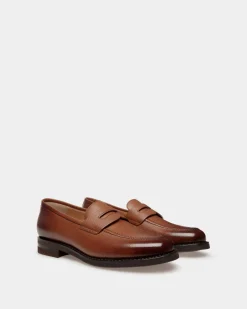 Schoenen Loafer Aus Geprägtem Leder