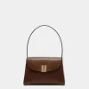 Schultertasche Ollam Aus Leder In Marron Glacé